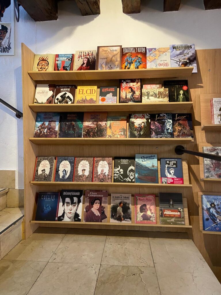 Librería Cascaborra.Historia en viñetas